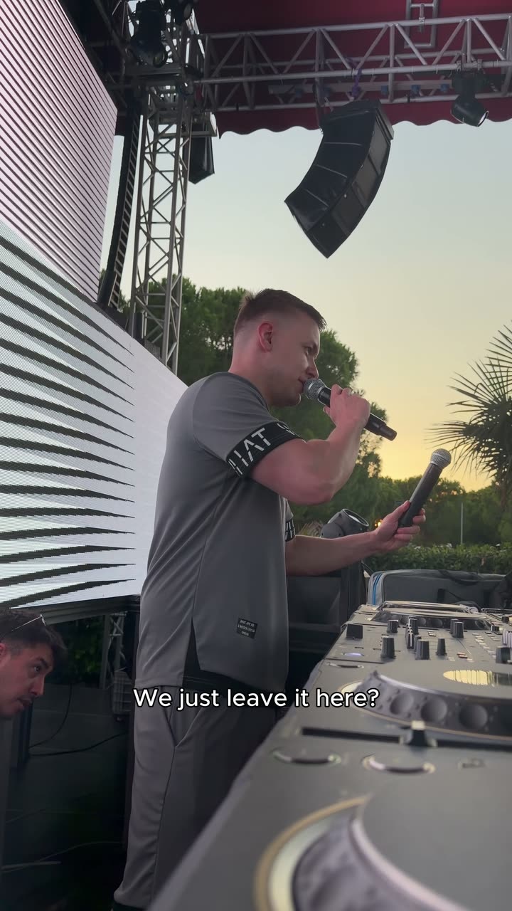 TISCORE behind the decks at Nobilis Week in Turkey