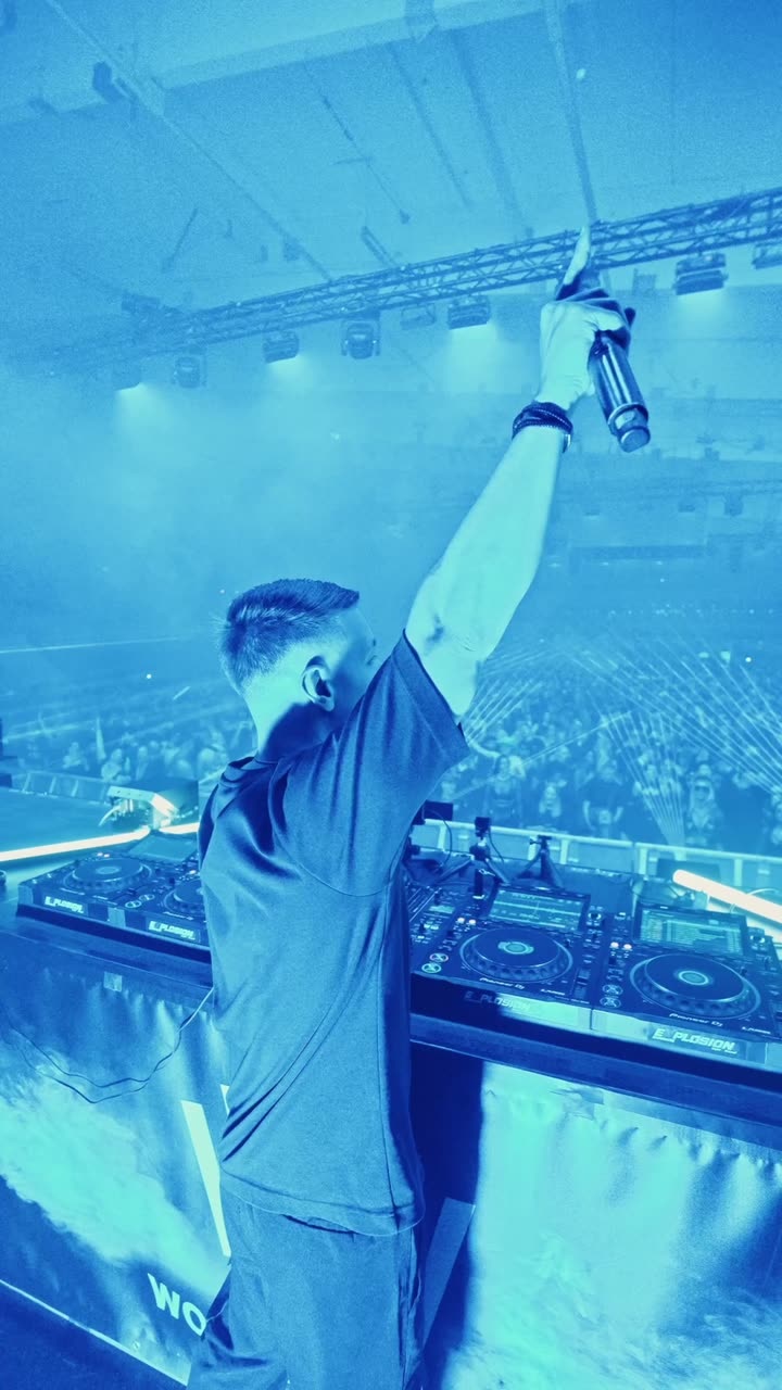 TISCORE on stage during the Black Wonderworld show in Copenhagen